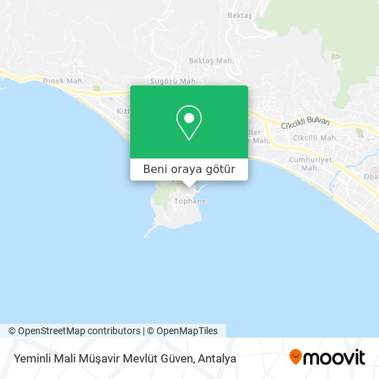 Yeminli Mali Müşavir Mevlüt Güven harita