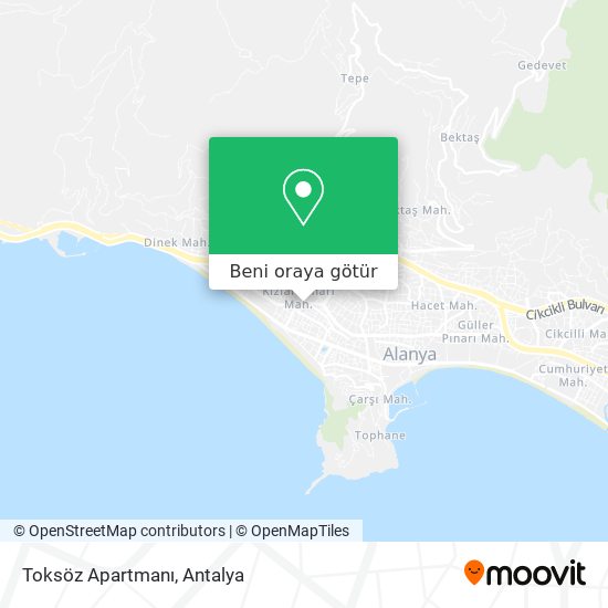 Toksöz Apartmanı harita