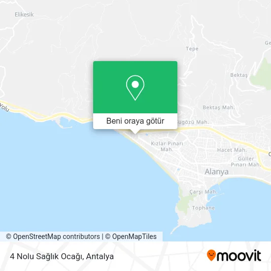 4 Nolu Sağlık Ocağı harita