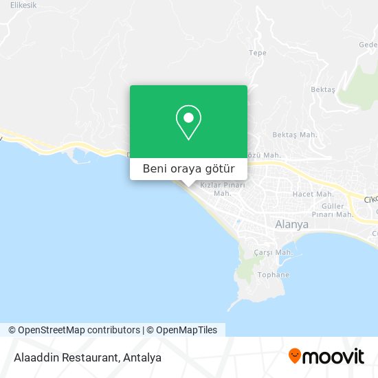 Alaaddin Restaurant harita