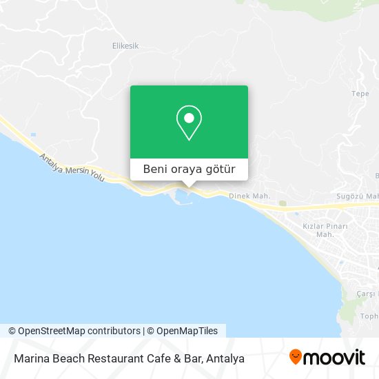 Marina Beach Restaurant Cafe & Bar harita