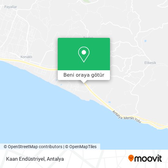 Kaan Endüstriyel harita