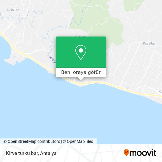 Kirve türkü bar harita