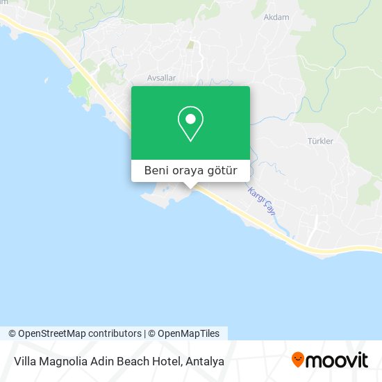 Villa Magnolia Adin Beach Hotel harita