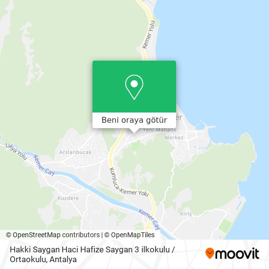 Hakki Saygan Haci Hafize Saygan 3 ilkokulu / Ortaokulu harita