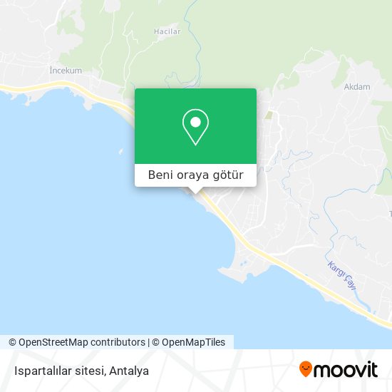 Ispartalılar sitesi harita