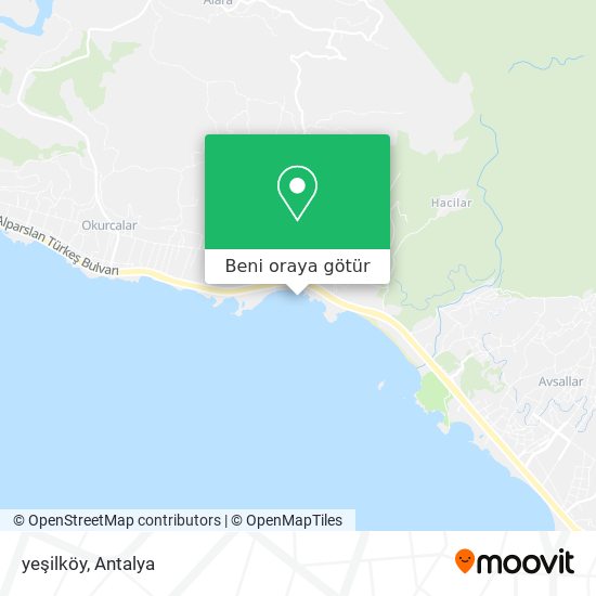 yeşilköy harita