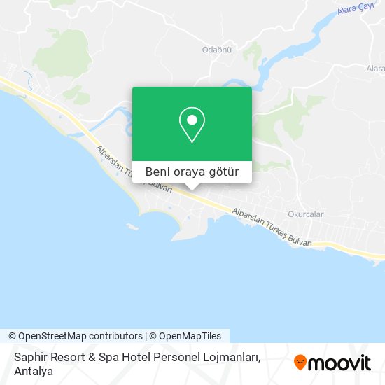 Saphir  Resort  & Spa Hotel Personel Lojmanları harita