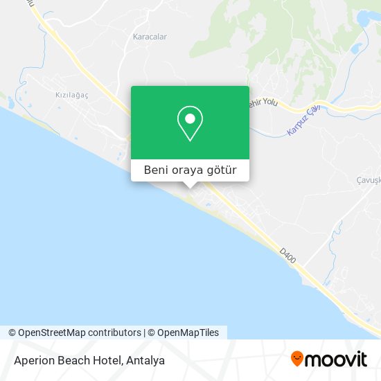 Aperion Beach Hotel harita