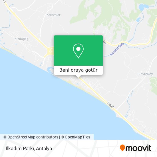 İlkadım Parkı harita