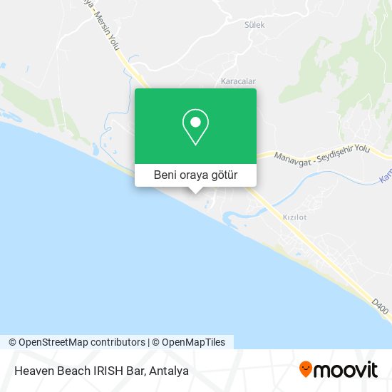 Heaven Beach IRISH Bar harita