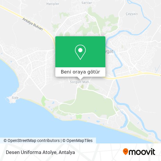 Desen Uniforma Atolye harita