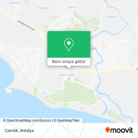 Çamlık harita