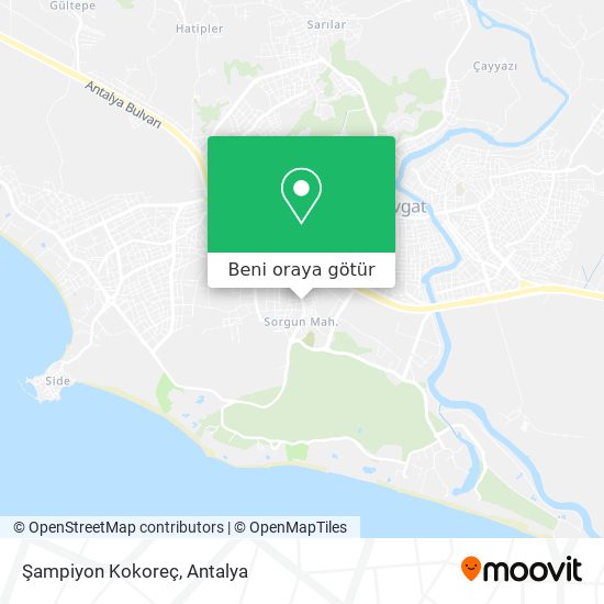 Şampiyon Kokoreç harita