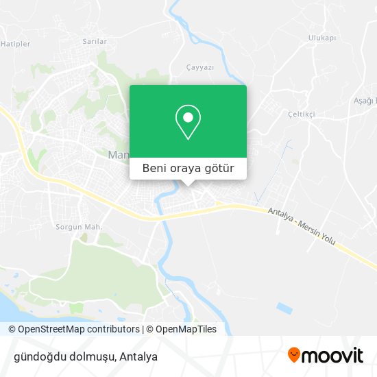 gündoğdu dolmuşu harita