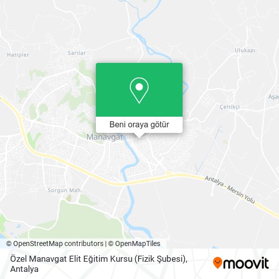 Özel Manavgat Elit Eğitim Kursu (Fizik Şubesi) harita