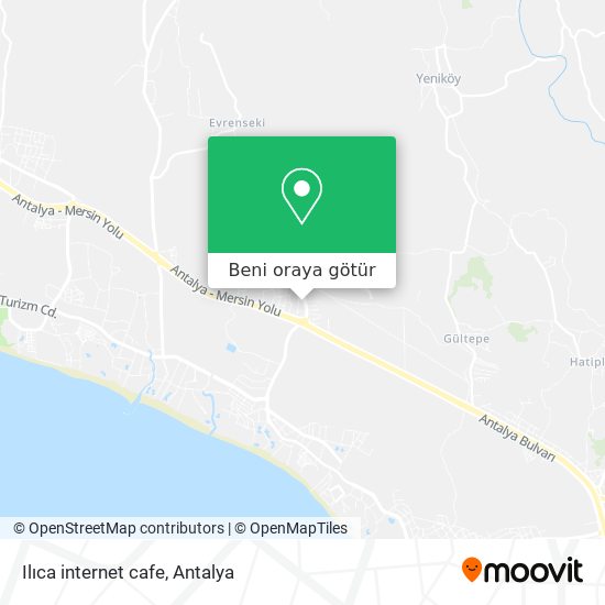 Ilıca internet cafe harita