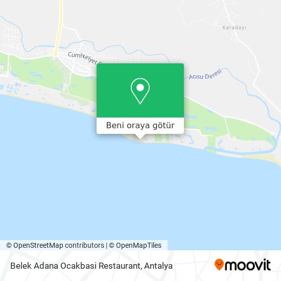 Belek Adana Ocakbasi Restaurant harita