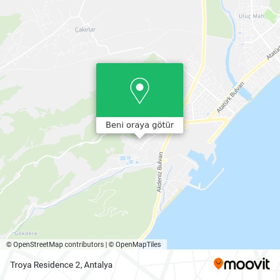 Troya Residence 2 harita