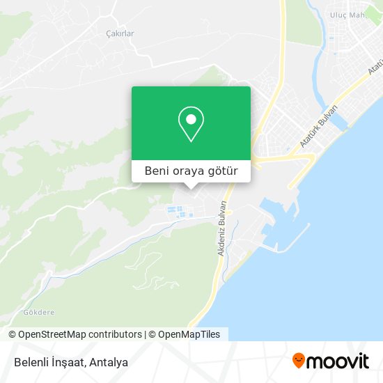 Belenli İnşaat harita