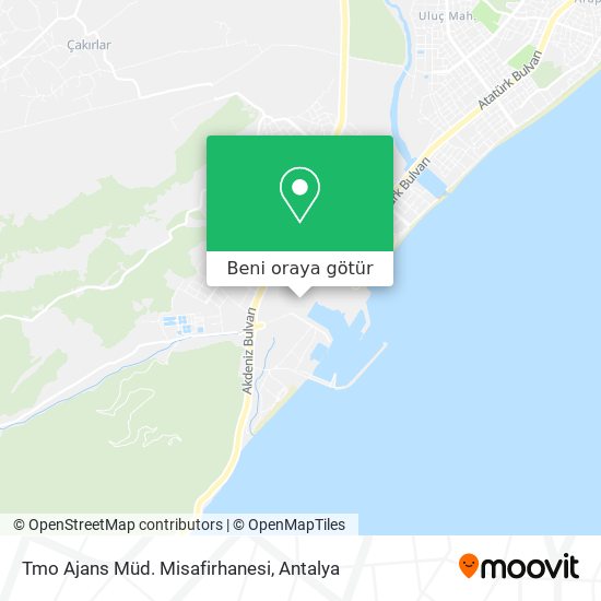 Tmo Ajans Müd. Misafirhanesi harita
