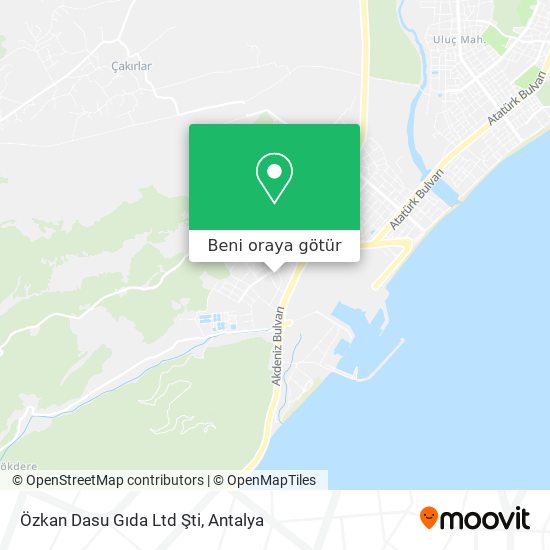 Özkan Dasu Gıda Ltd Şti harita