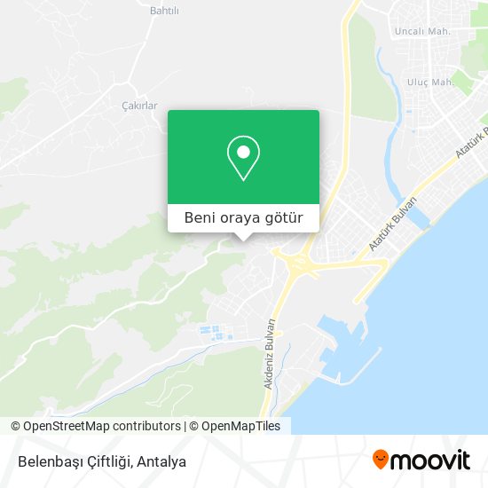 Belenbaşı Çiftliği harita