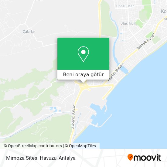 Mimoza Sitesi Havuzu harita