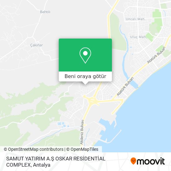 SAMUT YATIRIM A.Ş OSKAR RESİDENTİAL COMPLEX harita