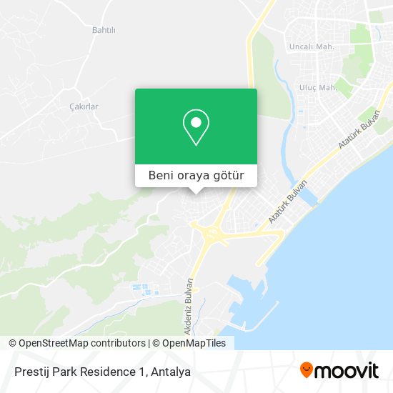Prestij Park Residence 1 harita
