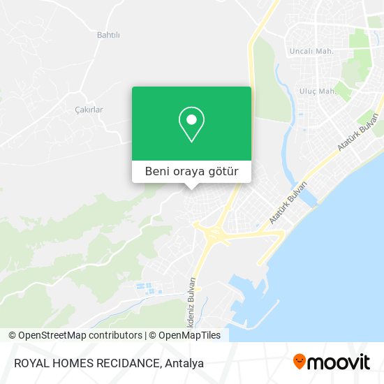 ROYAL HOMES RECIDANCE harita