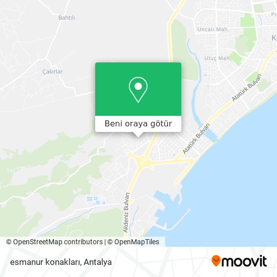 esmanur konakları harita