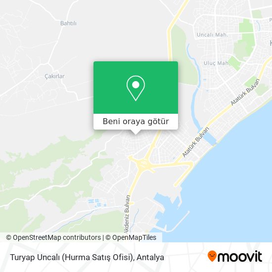 Turyap Uncalı (Hurma Satış Ofisi) harita