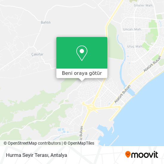Hurma Seyir Terası harita