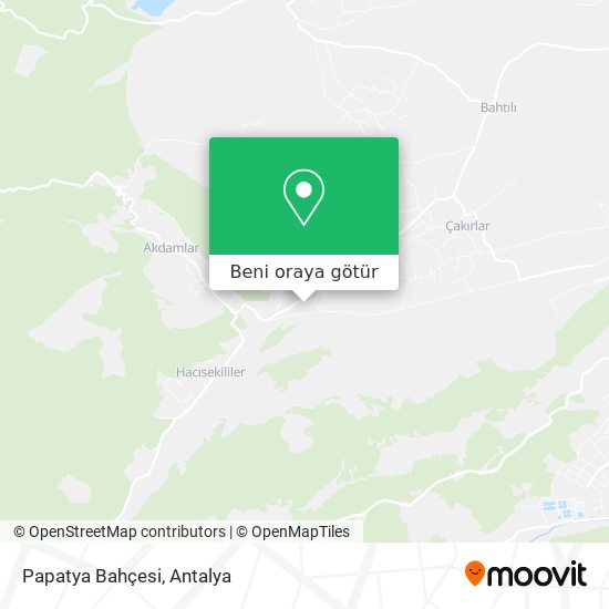 Papatya Bahçesi harita