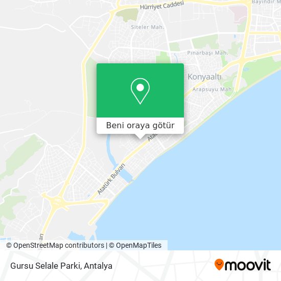 Gursu Selale Parki harita