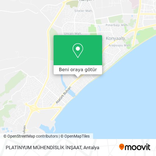 PLATİNYUM MÜHENDİSLİK İNŞAAT harita
