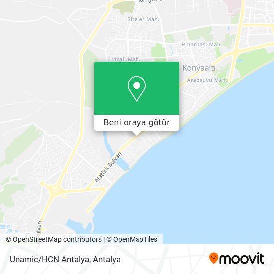 Unamic/HCN Antalya harita