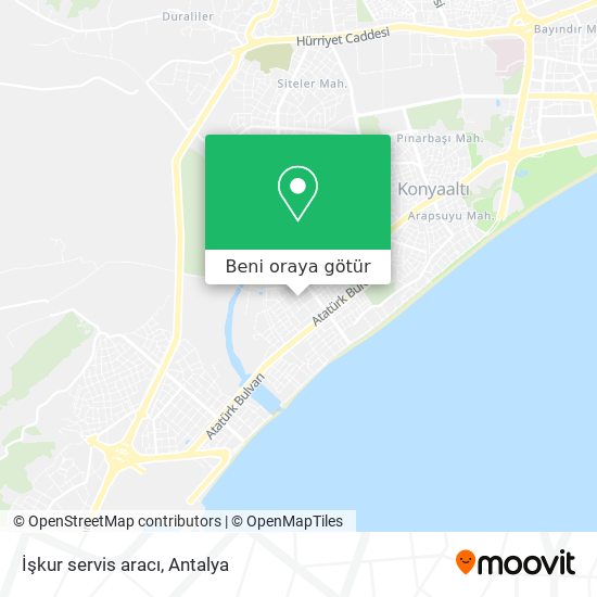 İşkur servis aracı harita