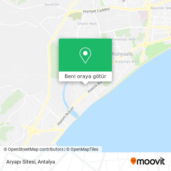 Aryapı Sitesi harita