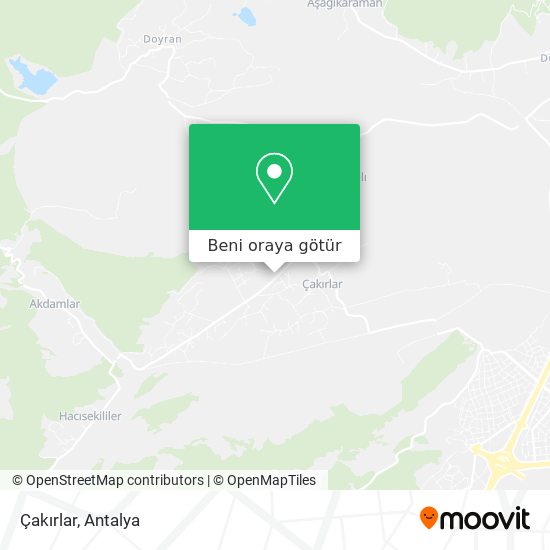 Çakırlar harita