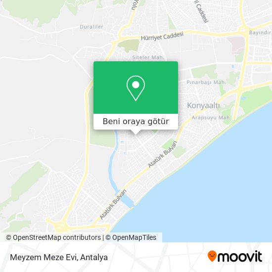 Meyzem Meze Evi harita
