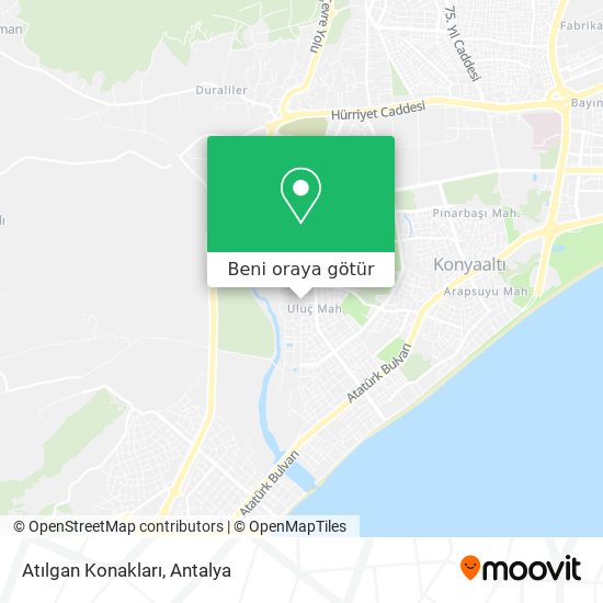 Atılgan Konakları harita