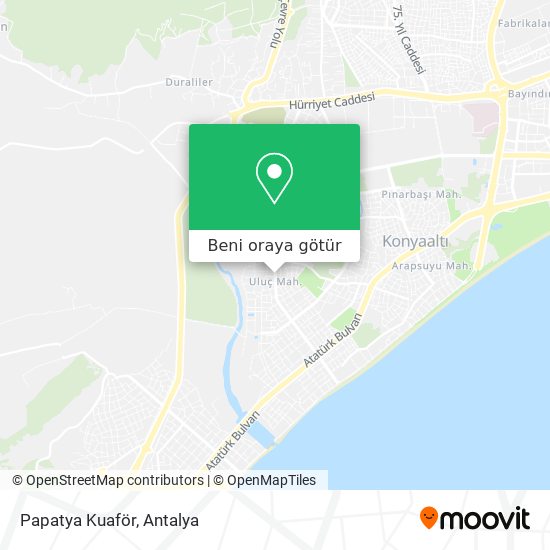 Papatya Kuaför harita
