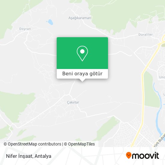 Nifer İnşaat harita
