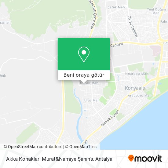 Akka Konakları Murat&Namiye Şahin's harita