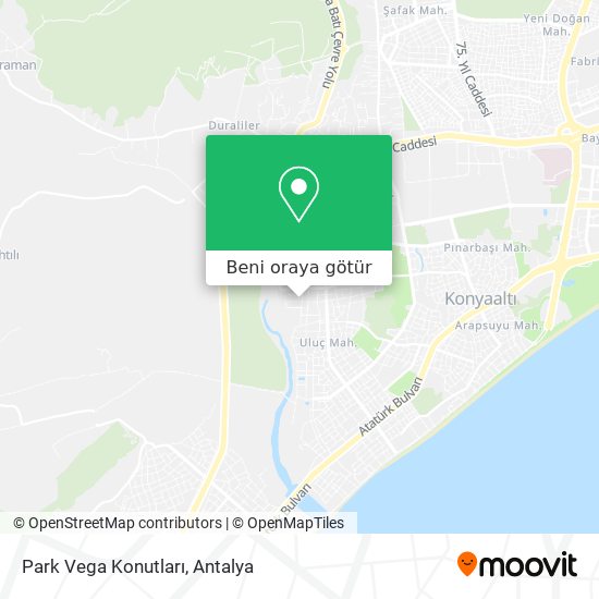 Park Vega Konutları harita