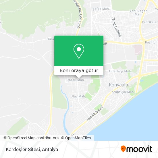 Kardeşler Sitesi harita