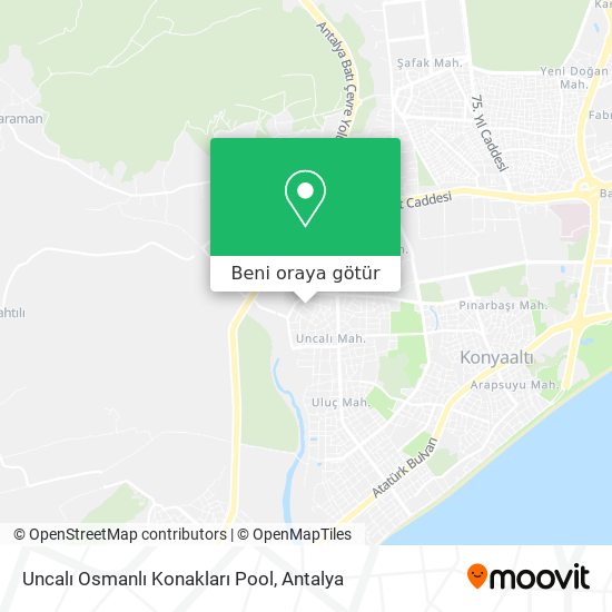 Uncalı Osmanlı Konakları Pool harita