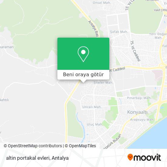 altin portakal evleri harita
